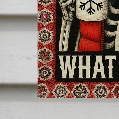 Ho Ho Holy S**t, What A Year, Skeleton With Mug