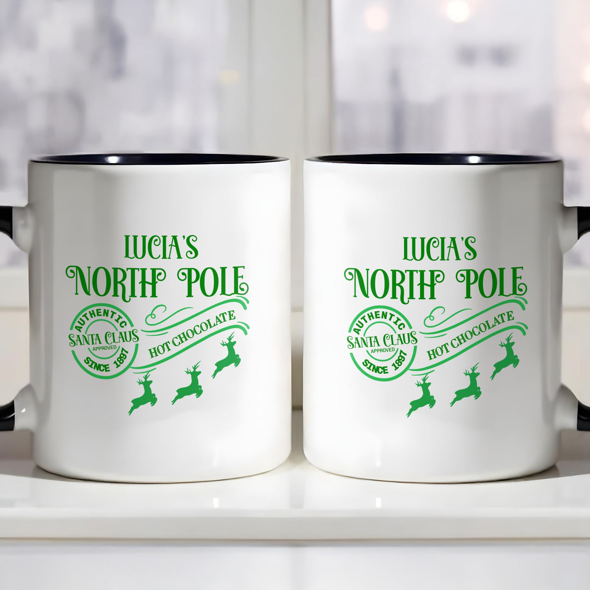 North Pole Authentic Santa Claus Hot Chocolate Mug