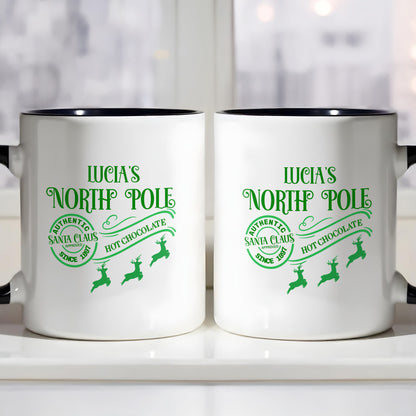 North Pole Authentic Santa Claus Hot Chocolate Mug