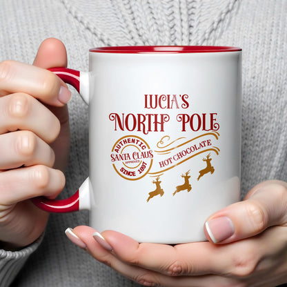 North Pole Authentic Santa Claus Hot Chocolate Mug