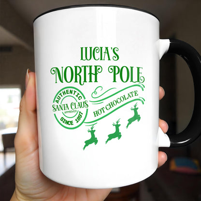 North Pole Authentic Santa Claus Hot Chocolate Mug