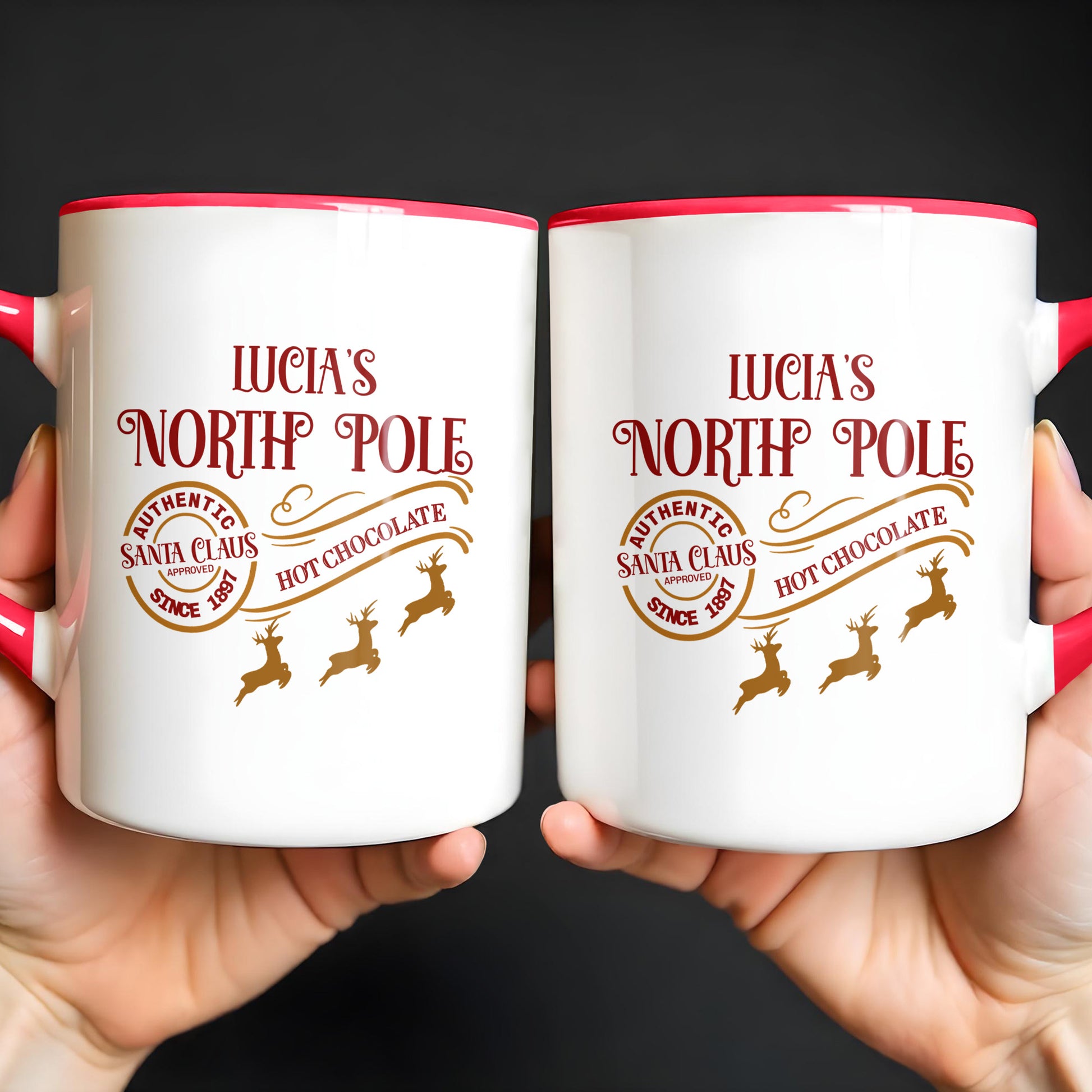 North Pole Authentic Santa Claus Hot Chocolate Mug