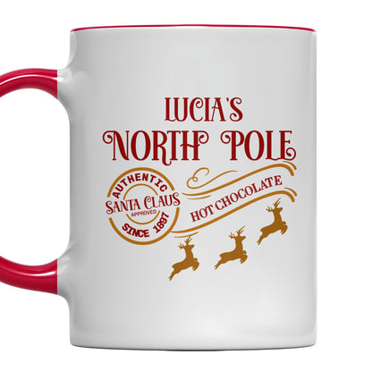 North Pole Authentic Santa Claus Hot Chocolate Mug