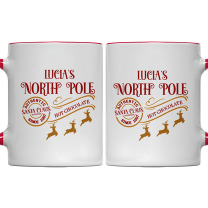North Pole Authentic Santa Claus Hot Chocolate Mug