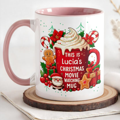 This Is Your Christmas Movie Watching Mug With Festive Icons