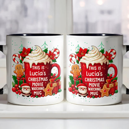 This Is Your Christmas Movie Watching Mug With Festive Icons