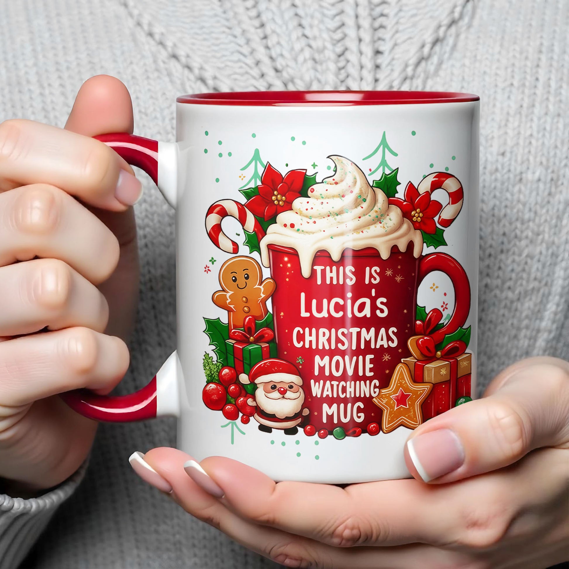 This Is Your Christmas Movie Watching Mug With Festive Icons