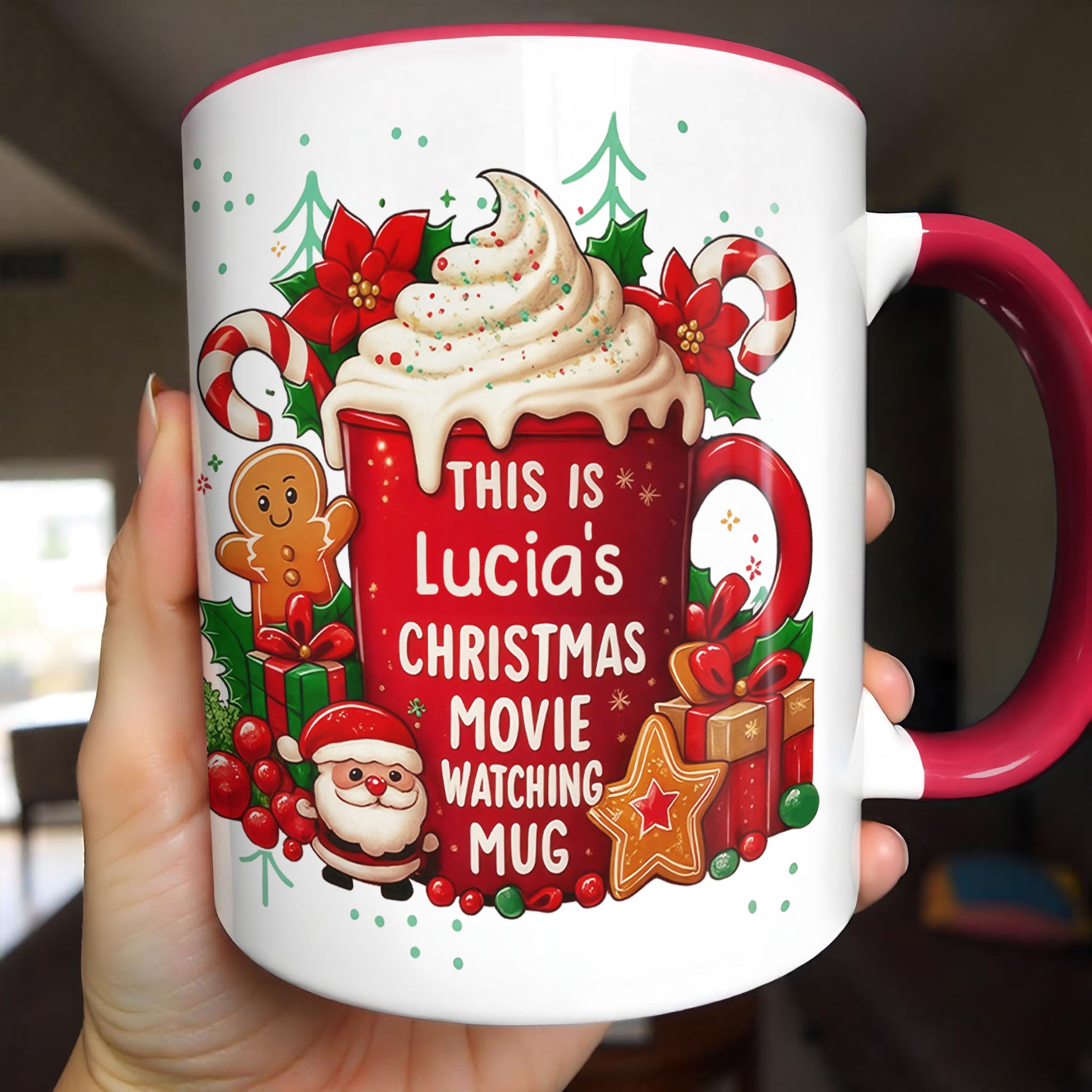 This Is Your Christmas Movie Watching Mug With Festive Icons