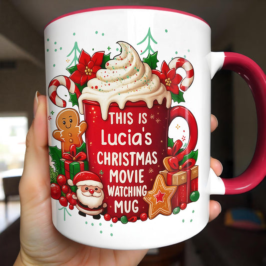 This Is Your Christmas Movie Watching Mug With Festive Icons