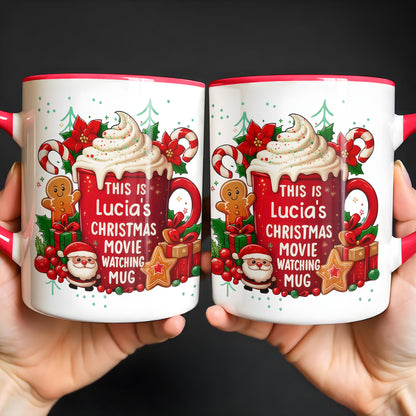 This Is Your Christmas Movie Watching Mug With Festive Icons