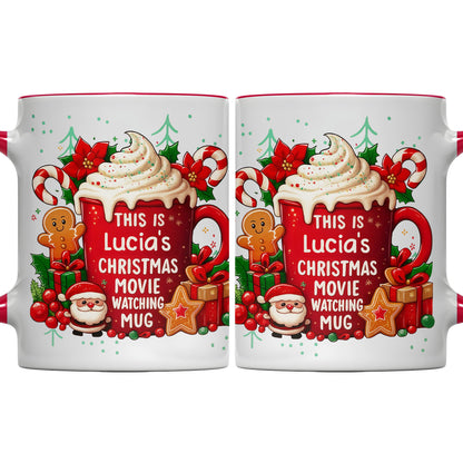 This Is Your Christmas Movie Watching Mug With Festive Icons