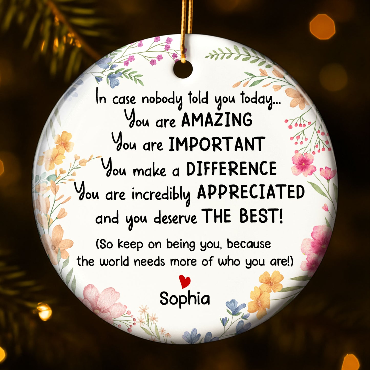 You Are Amazing, Important, And Appreciated