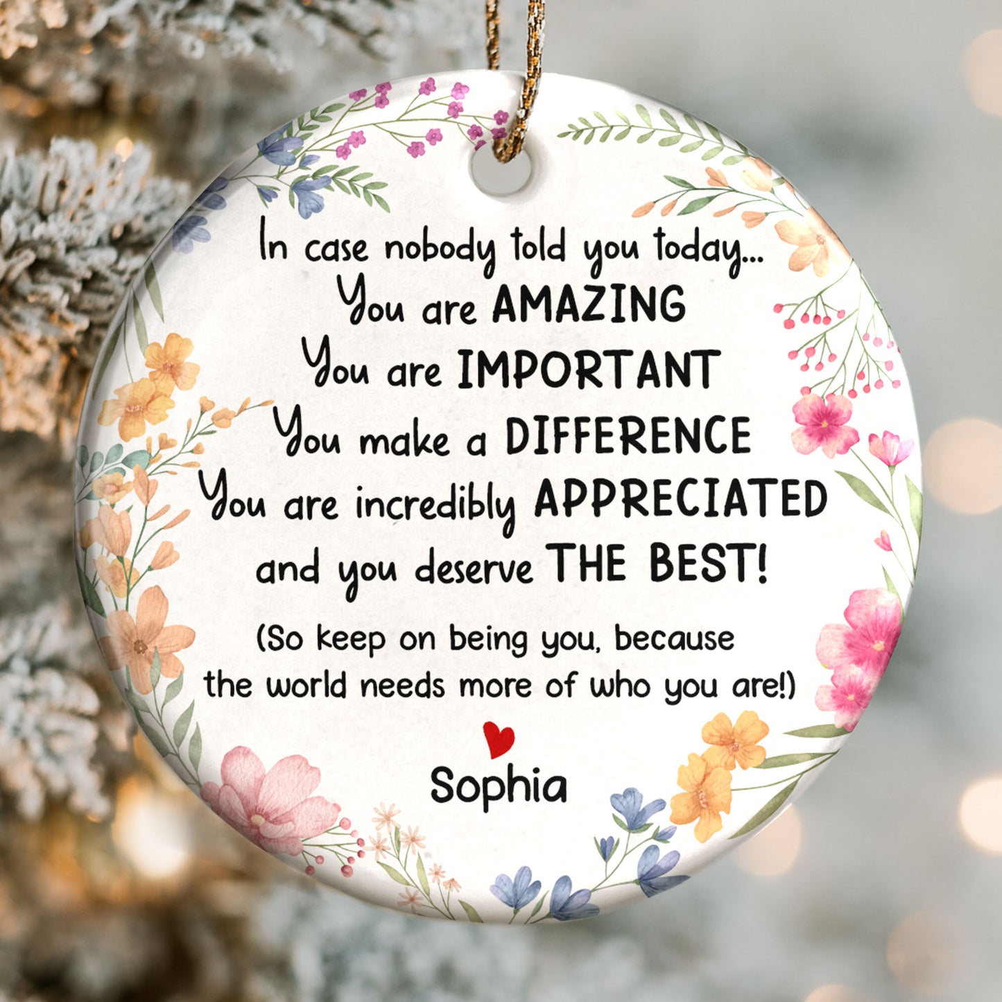 You Are Amazing, Important, And Appreciated