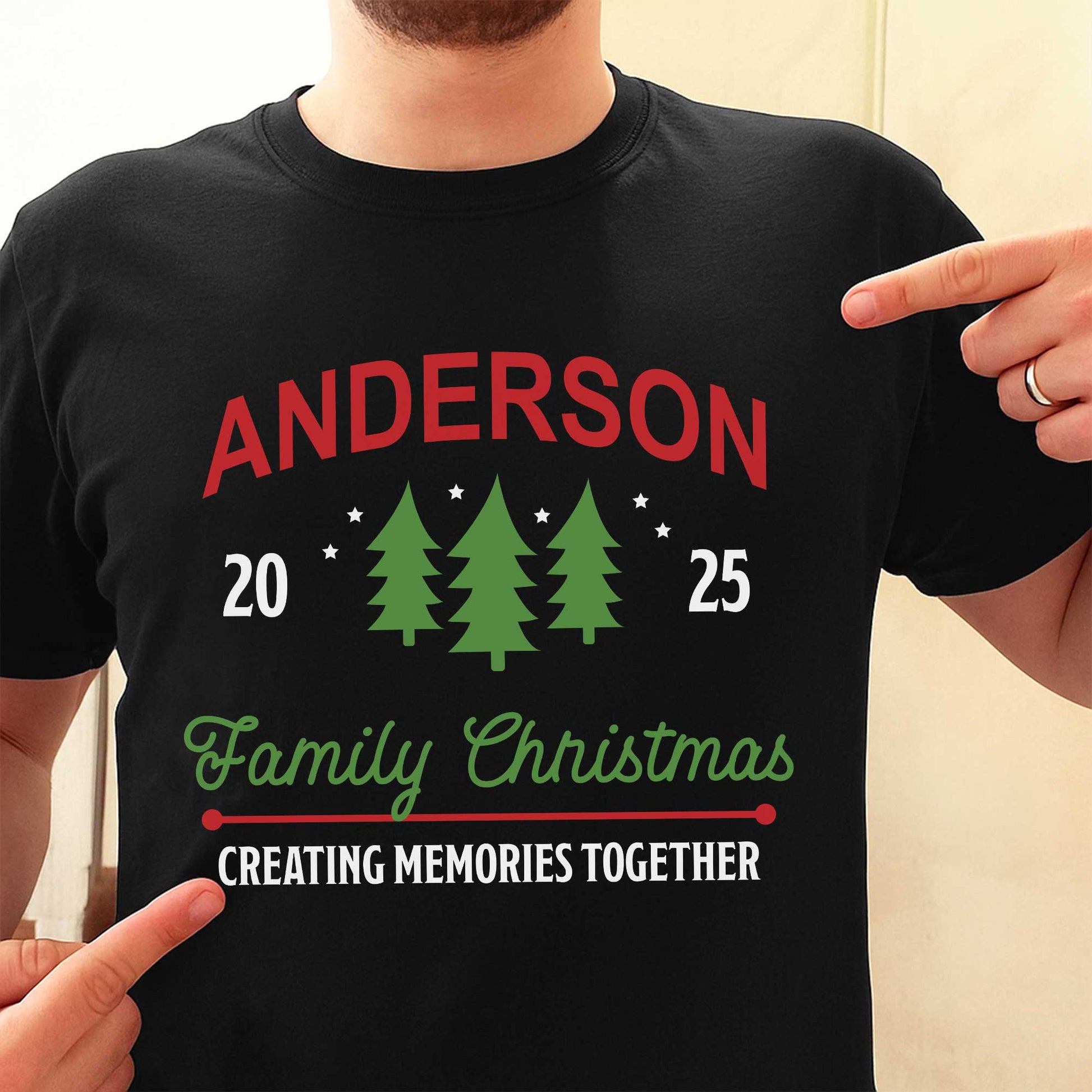 Family Christmas, Creating Memories Together, Christmas Trees