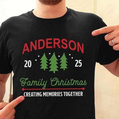 Family Christmas, Creating Memories Together, Christmas Trees