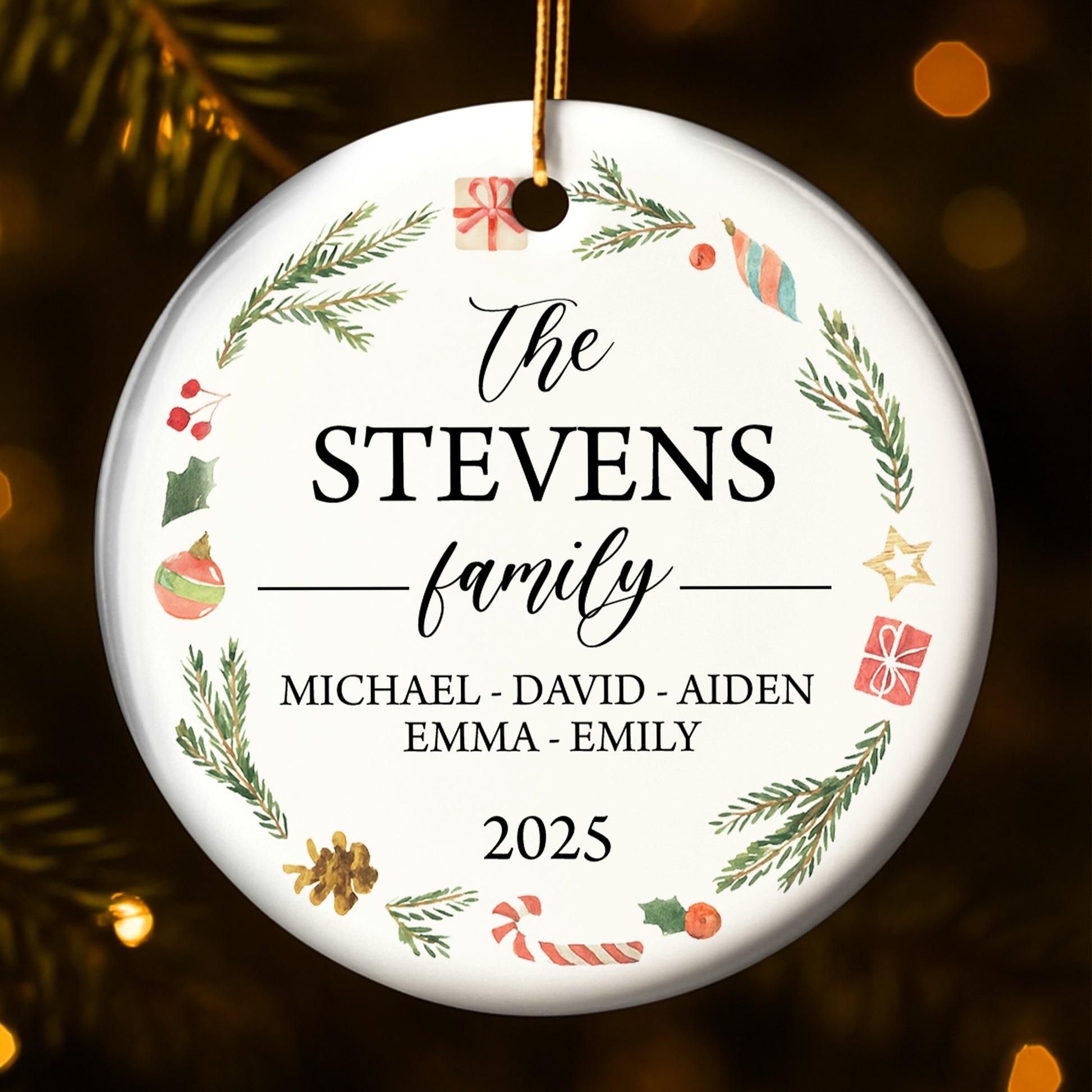 Celebrate The Holidays With Festive Decorations Ornament