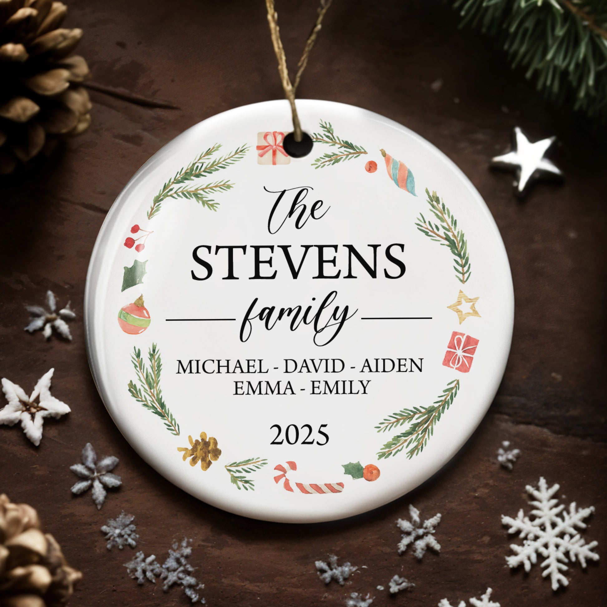 Celebrate The Holidays With Festive Decorations Ornament