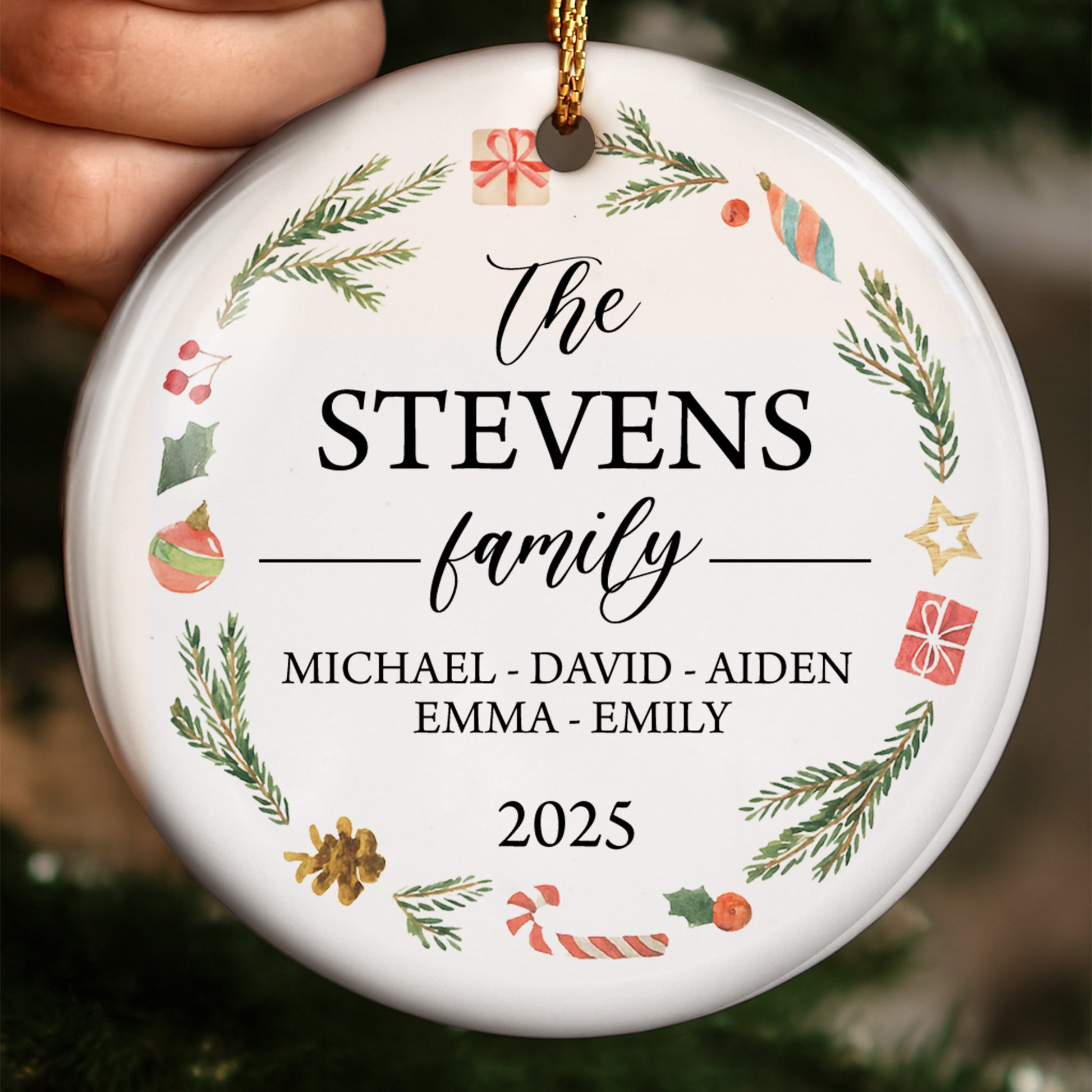 Celebrate The Holidays With Festive Decorations Ornament