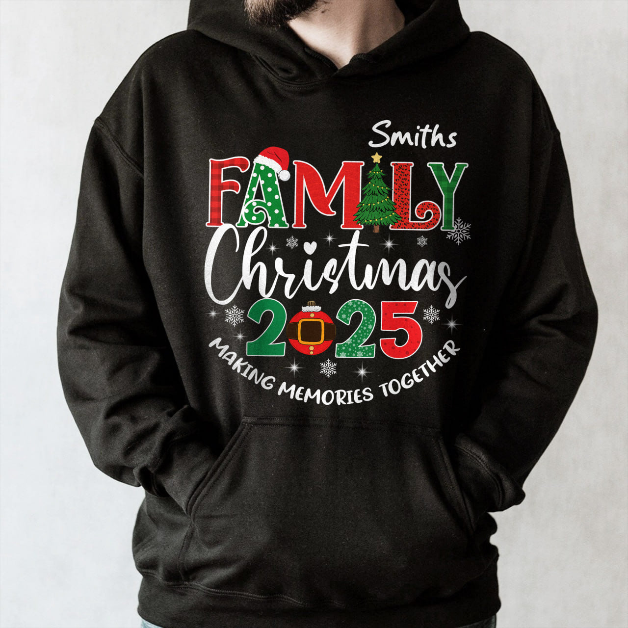 Family Christmas Making Memories Together