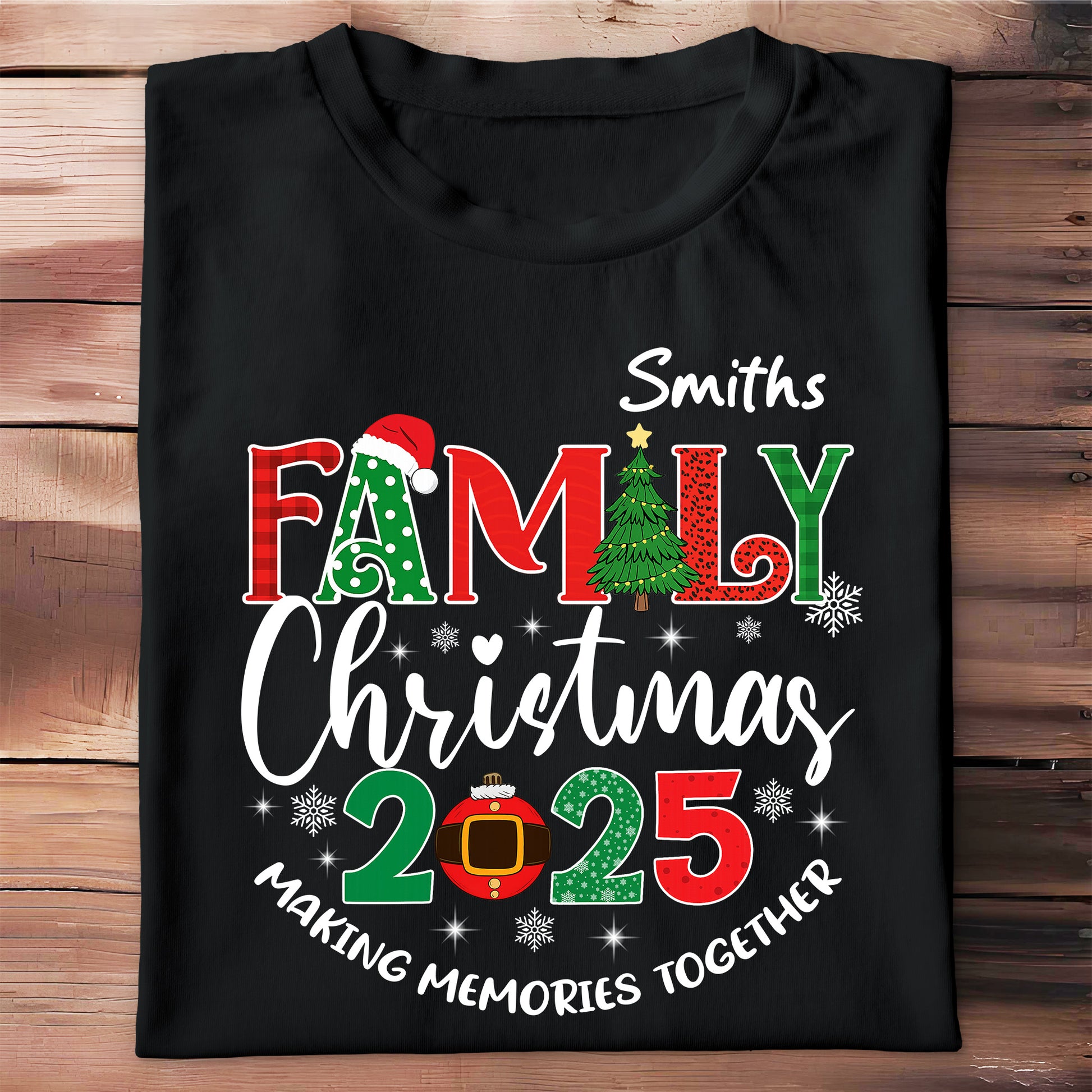 Family Christmas Making Memories Together