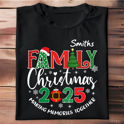 Family Christmas Making Memories Together