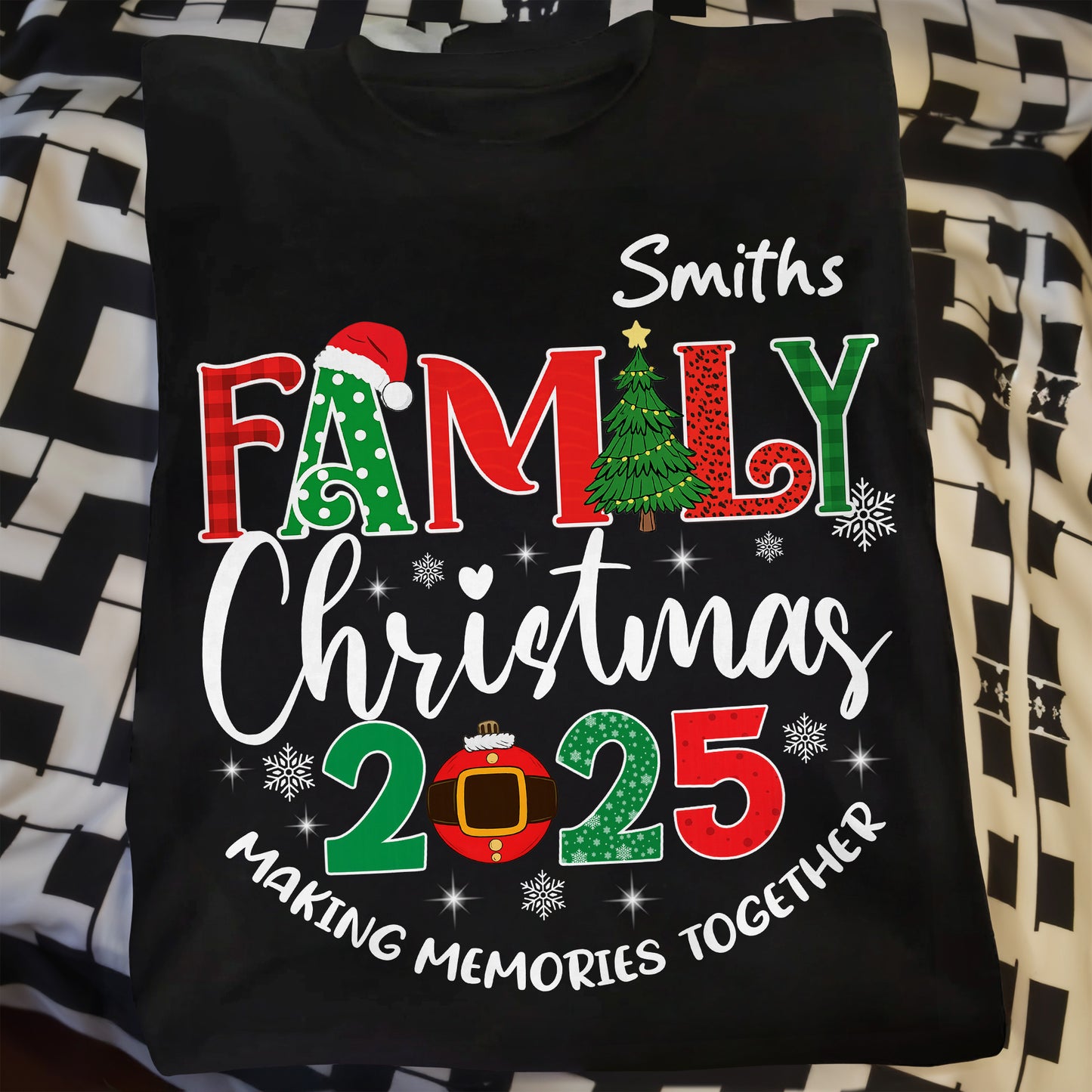 Family Christmas Making Memories Together