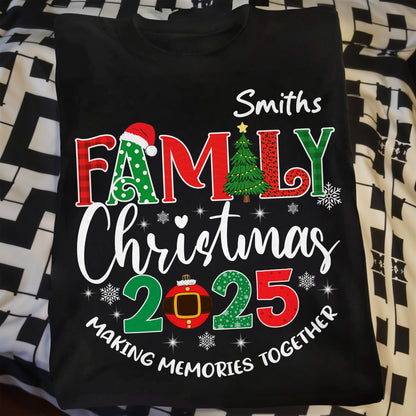 Family Christmas Making Memories Together