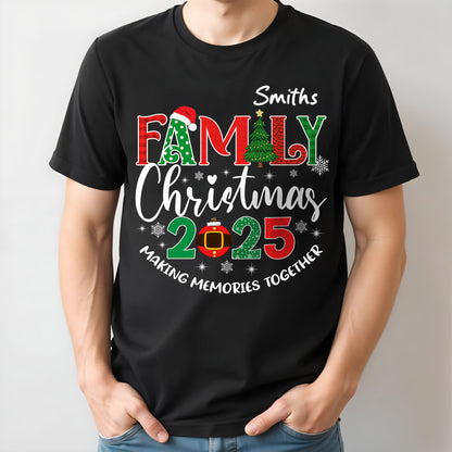 Family Christmas Making Memories Together