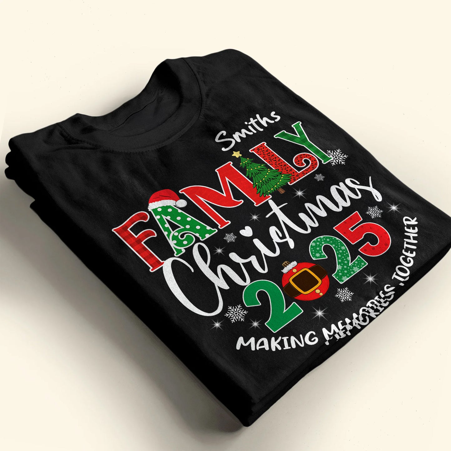 Family Christmas Making Memories Together