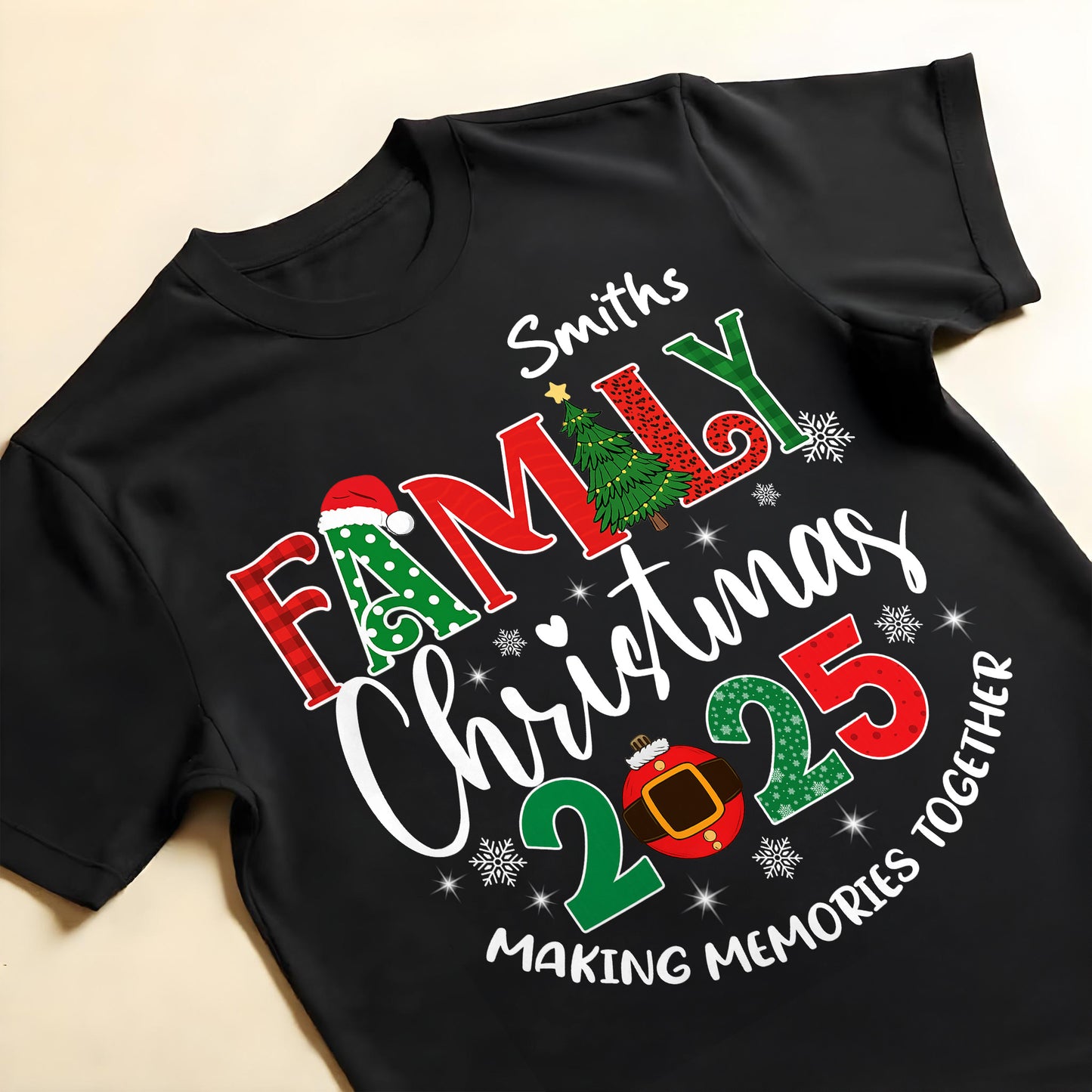 Family Christmas Making Memories Together