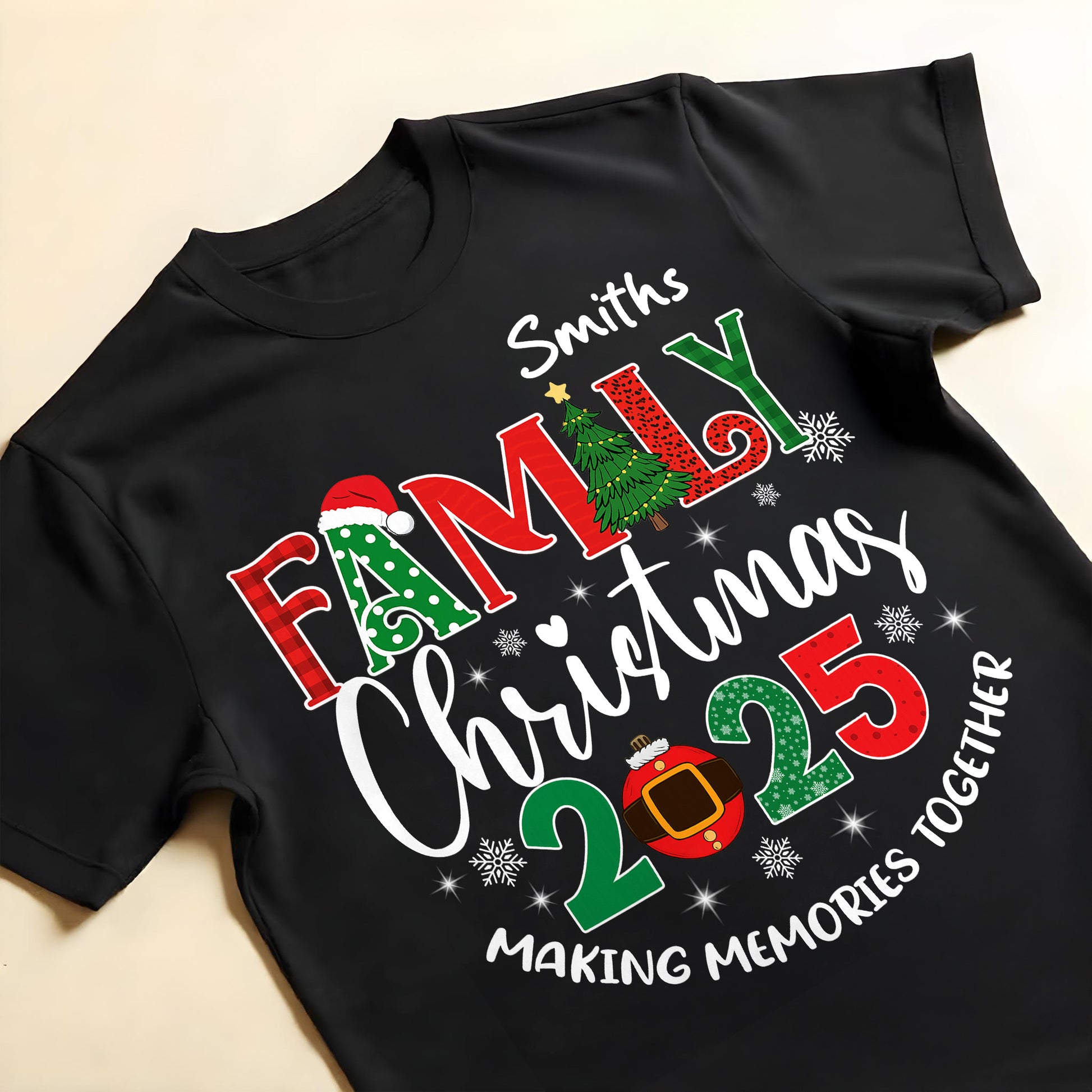 Family Christmas Making Memories Together