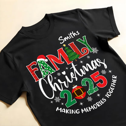 Family Christmas Making Memories Together