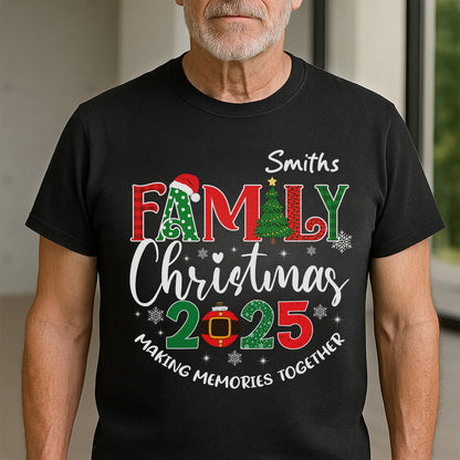 Family Christmas Making Memories Together