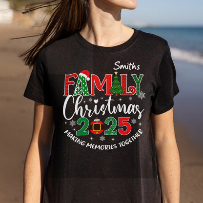 Family Christmas Making Memories Together