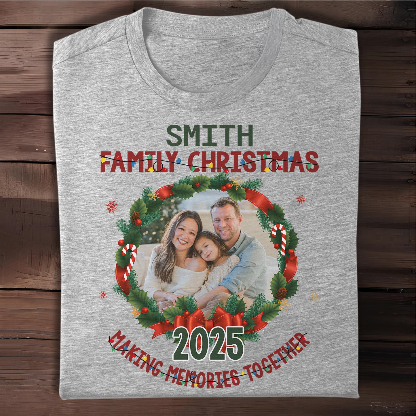 Family Christmas Making Memories Together