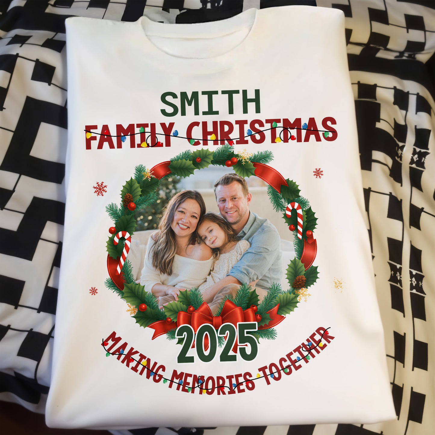 Family Christmas Making Memories Together