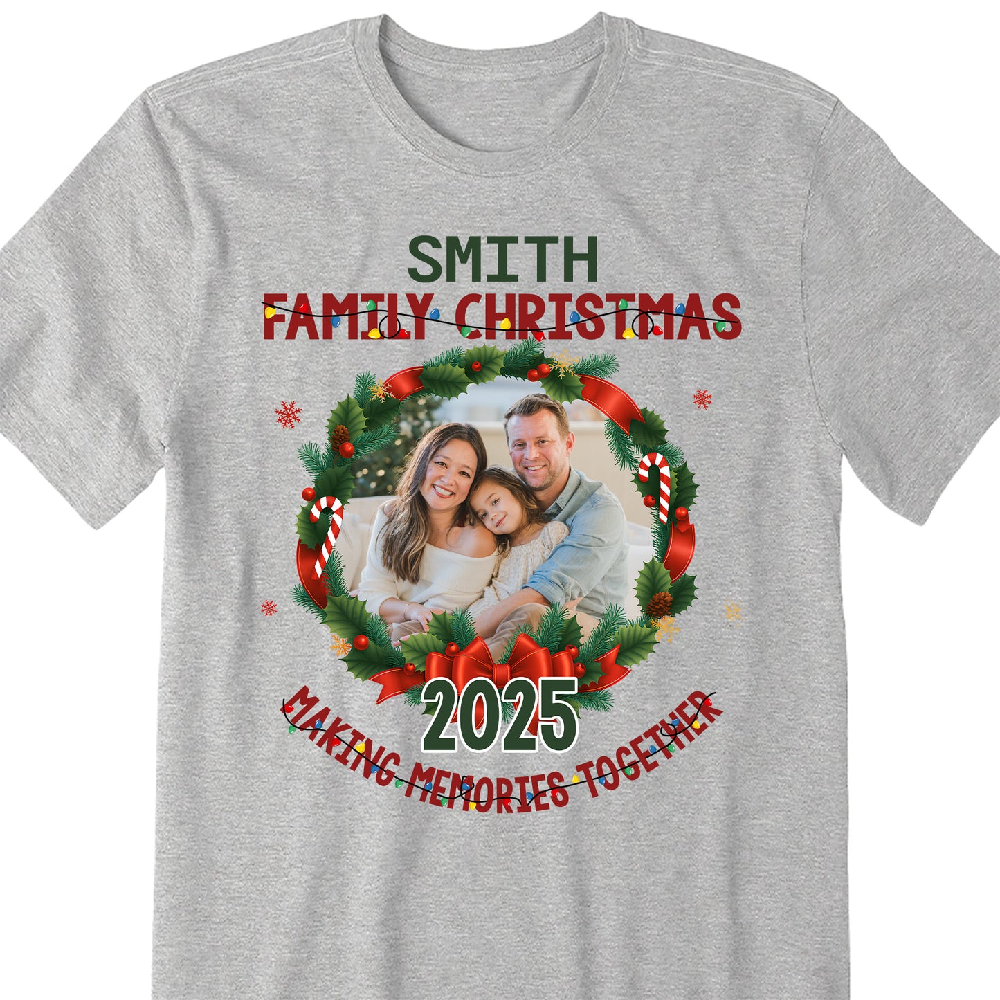 Family Christmas Making Memories Together