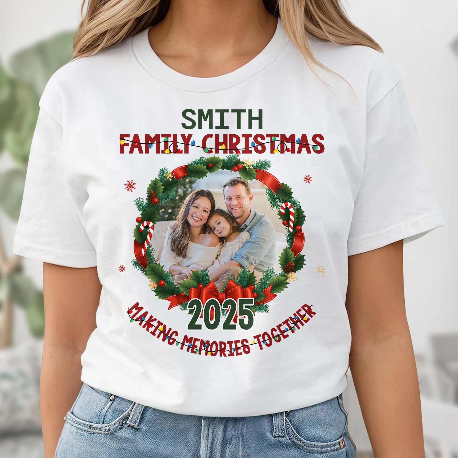 Family Christmas Making Memories Together