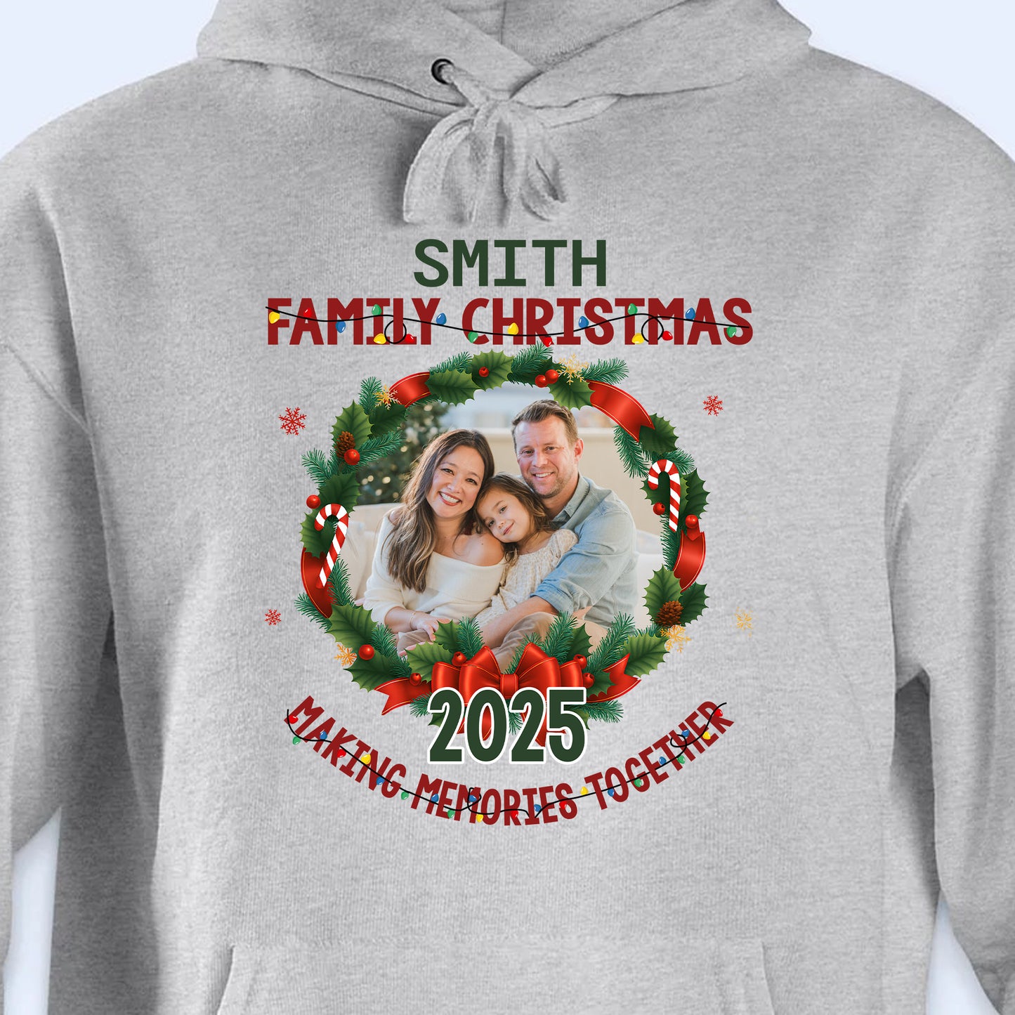 Family Christmas Making Memories Together