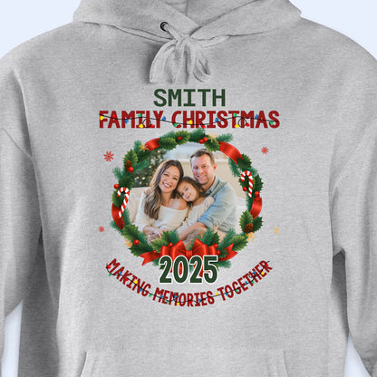 Family Christmas Making Memories Together