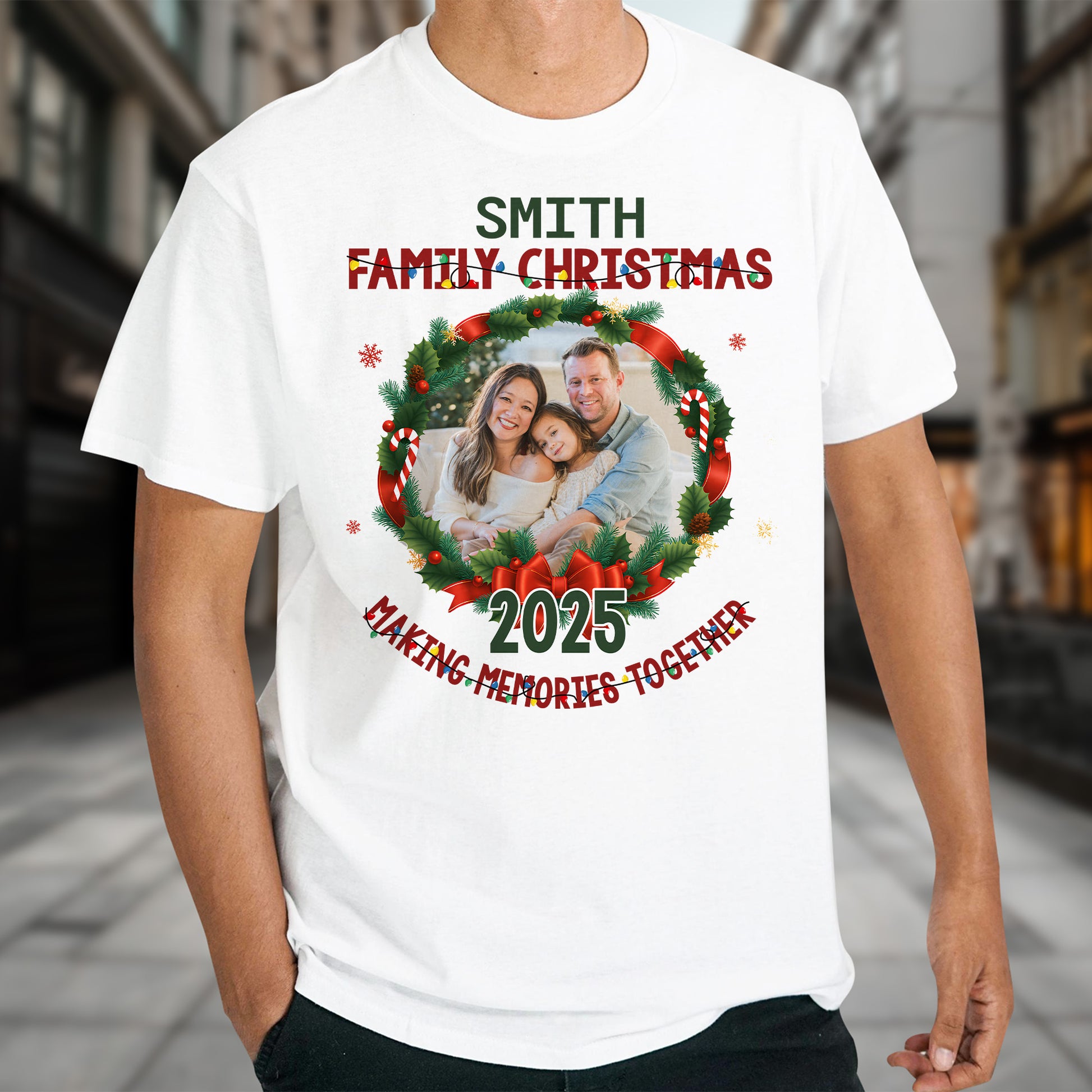 Family Christmas Making Memories Together