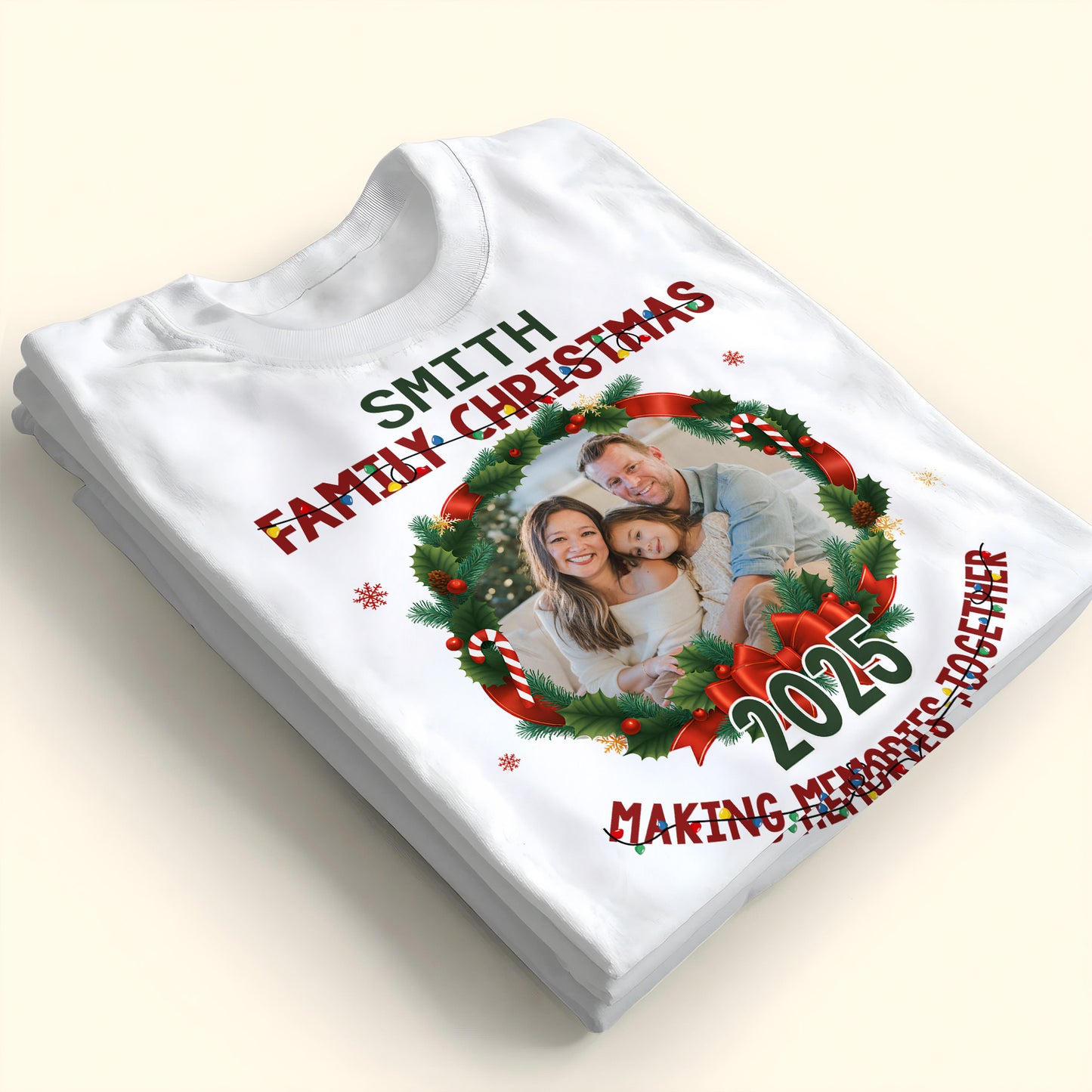 Family Christmas Making Memories Together