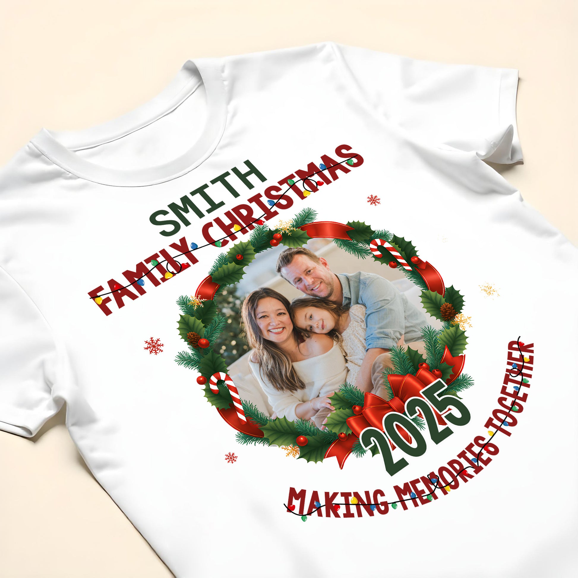 Family Christmas Making Memories Together