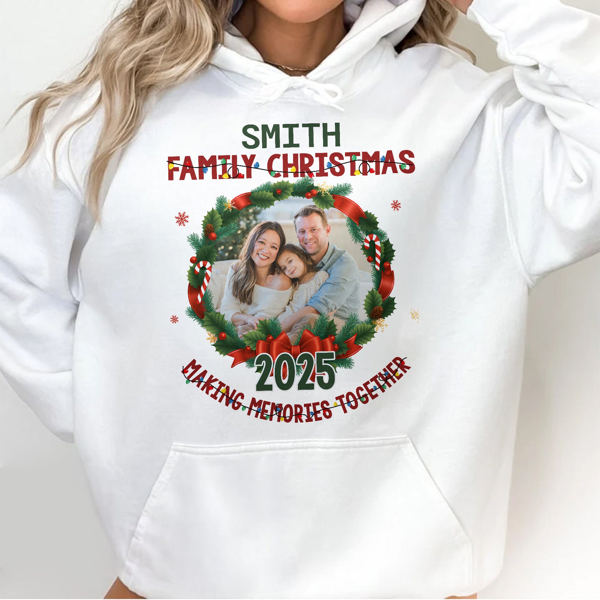 Family Christmas Making Memories Together