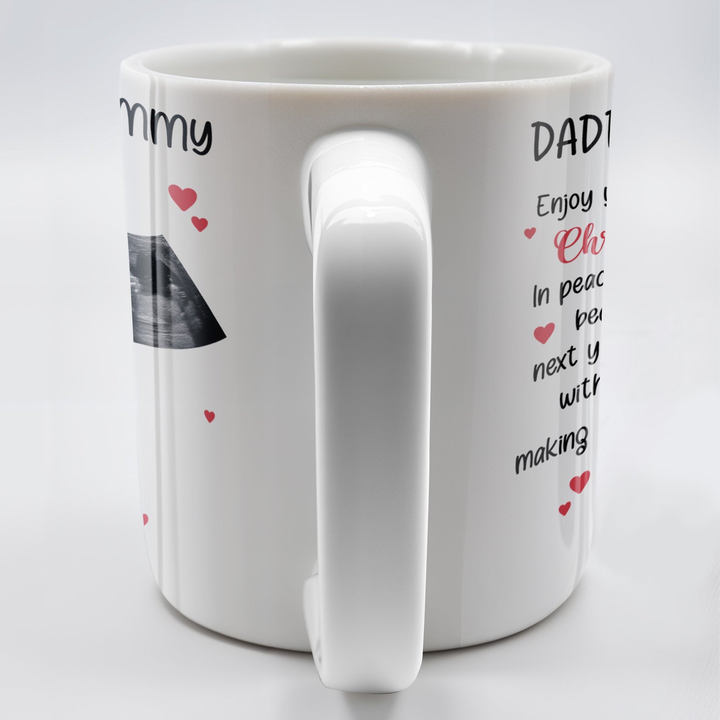 Daddy & Mommy Enjoy Your Last Christmas In Peace & Quiet - Personalized Custom Coffee Mug - XMAS095_MG