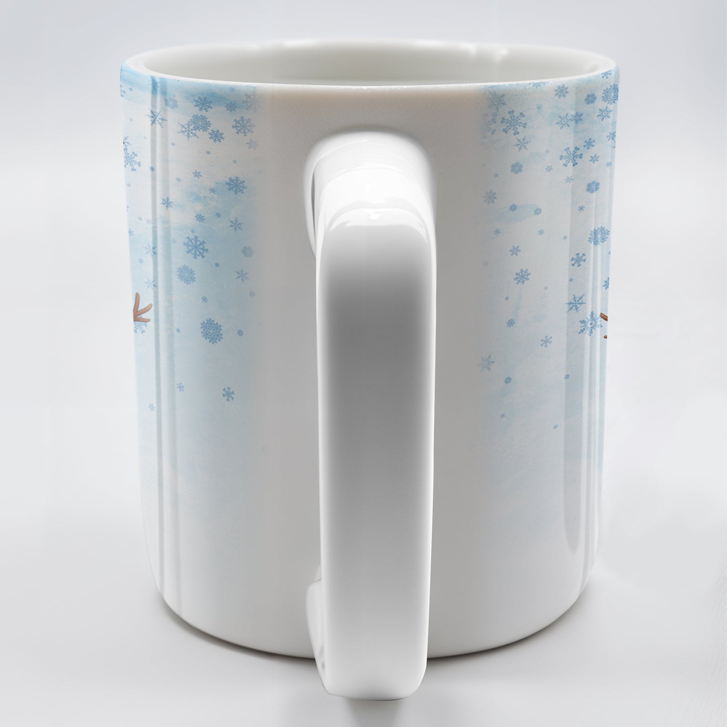 Christmas Snowman And Snowflakes Design