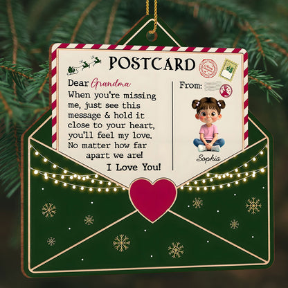 Dear Grandma, When You're Missing Me, See This Message