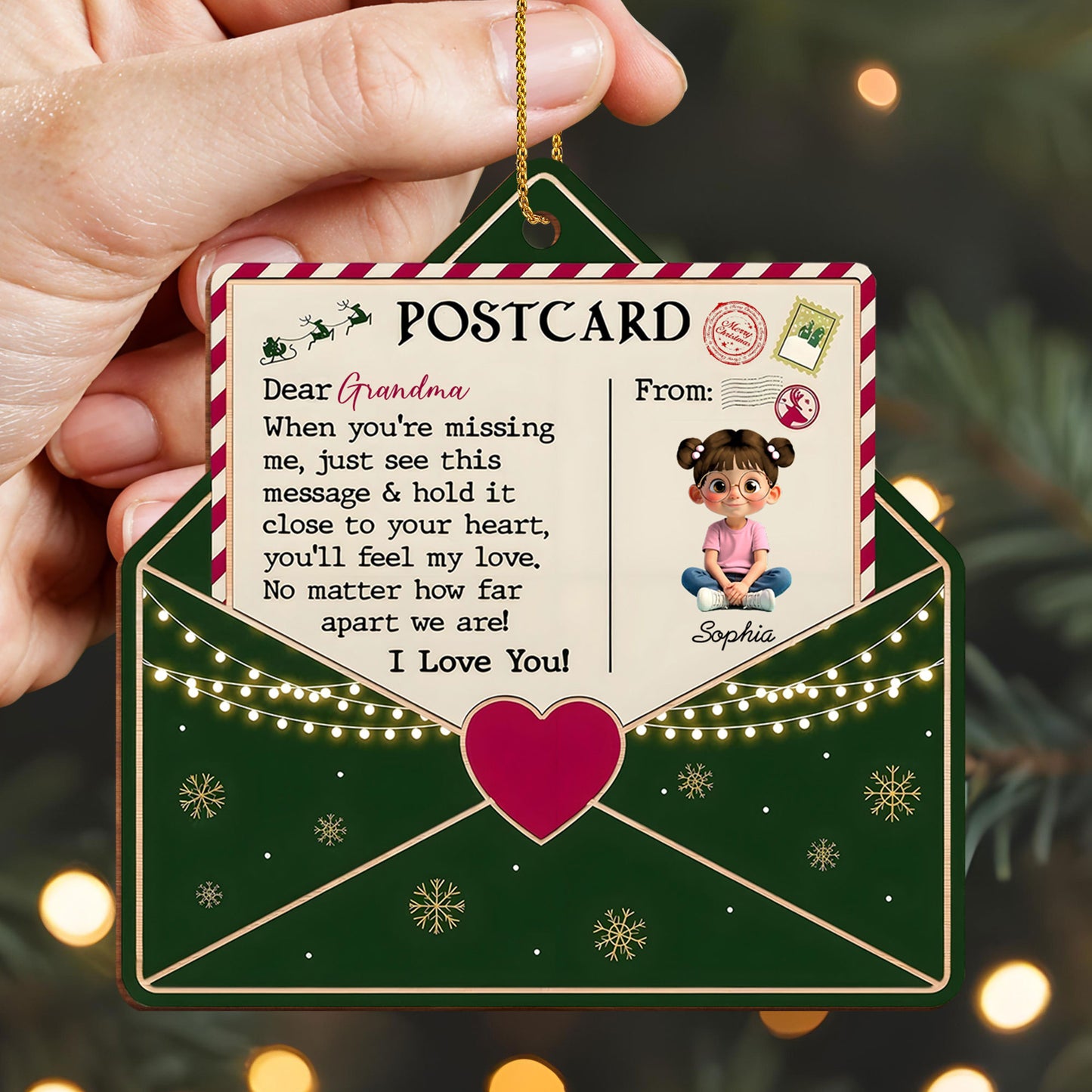 Dear Grandma, When You're Missing Me, See This Message