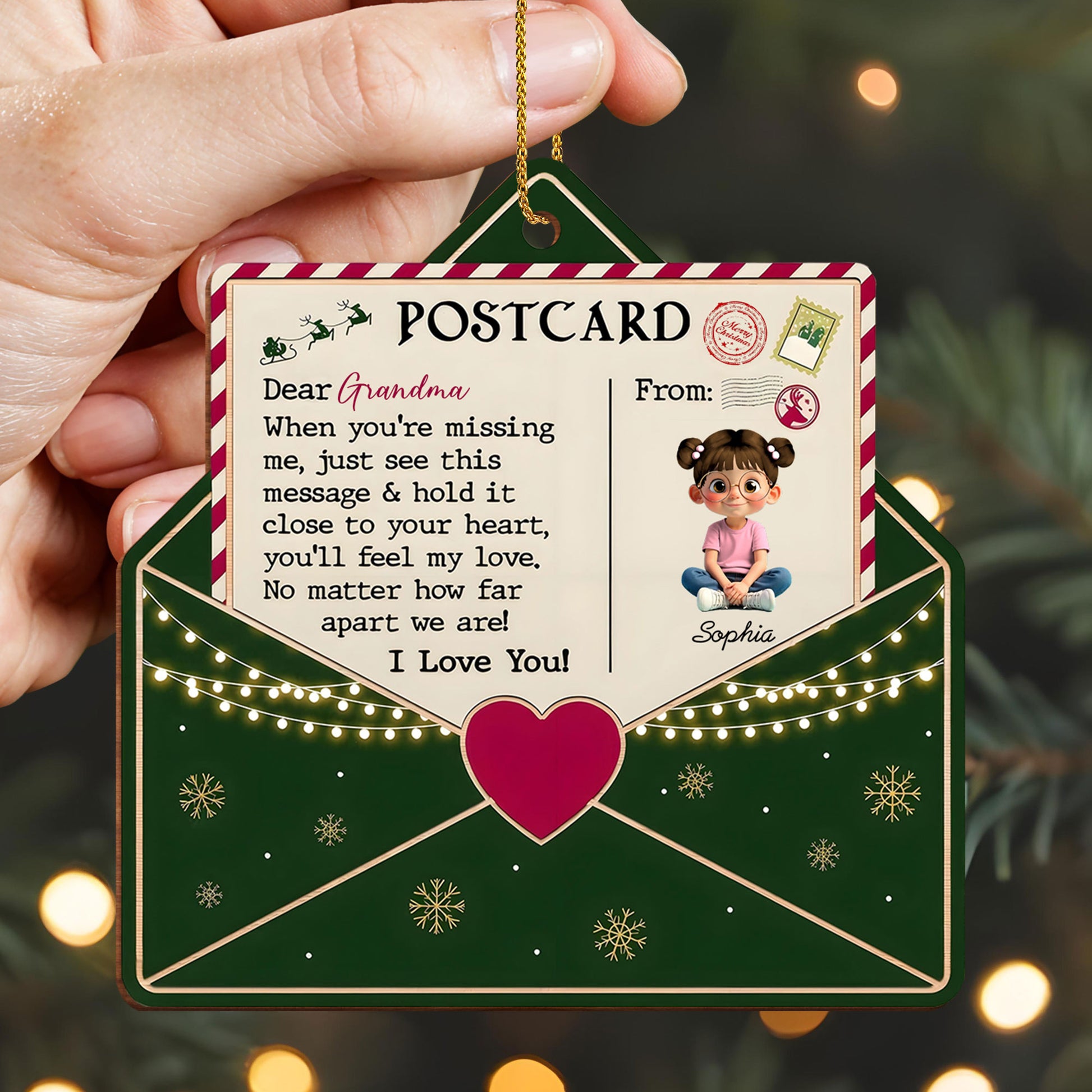 Dear Grandma, When You're Missing Me, See This Message