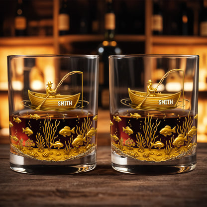 Experience the Spirit of Adventure, Fisherman and Underwater Scene